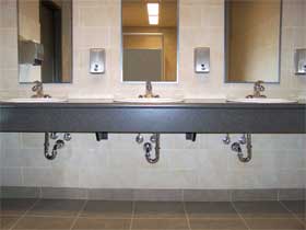 Public use wahsbasins by Steve Co. Plumbing