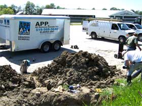 Locating Forced Main repairs -one